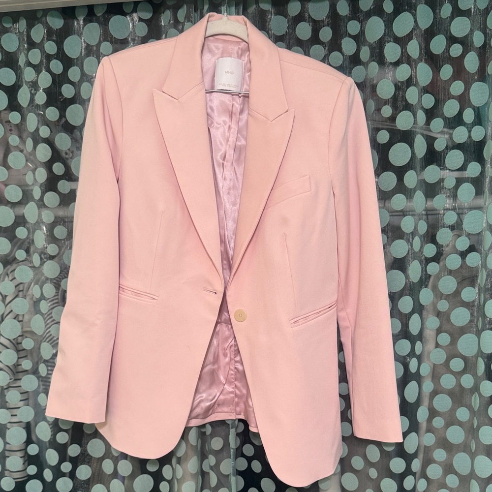Mango Soft Pink Blazer